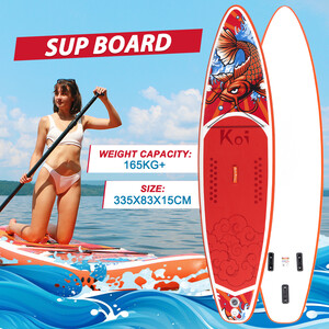 Inflatable Surfing Paddle Board 11' - Sup Koi Orange